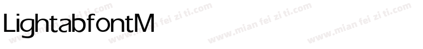 Lightabfont Medium字体转换